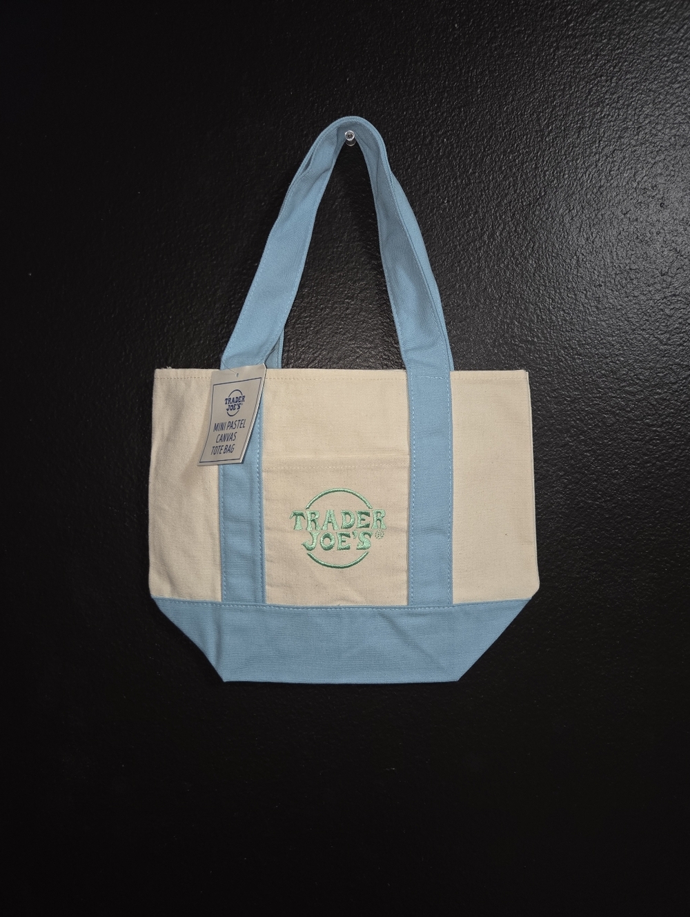 Trader joes NWT Spring Pastel Mini Tote